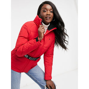 Calvin Klein dámská červená bunda - L (XME)